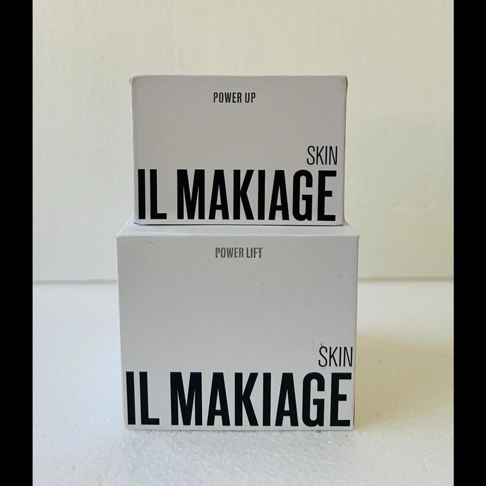 LOT 2  POWER LIFT ANTI AGING COLLAGEN BOOST & POWER UP BOOST EYE  IL M A K I A G